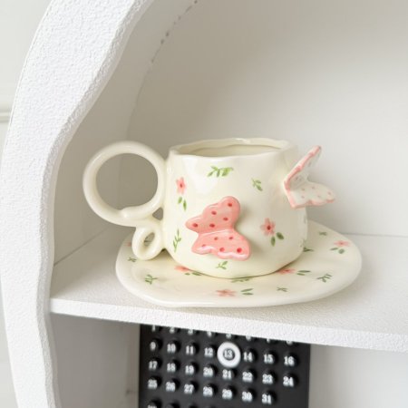 مج هاند ميد فراشات وورد