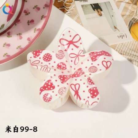 كماشة شعر شكل وردة السعر بالمفرق 2 شيكل السعر بالجملة للدزينة 12 قطعة