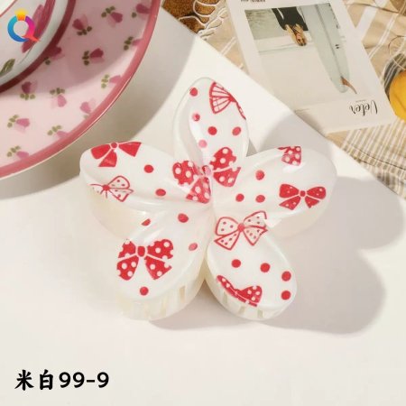 كماشة شعر شكل وردة السعر بالمفرق 2 شيكل السعر بالجملة للدزينة 12 قطعة