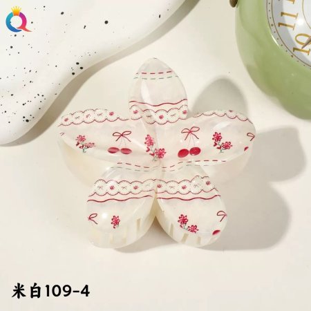 كماشة شعر شكل وردة السعر بالمفرق 2 شيكل السعر بالجملة للدزينة 12 قطعة