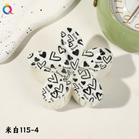 كماشة شعر شكل وردة السعر بالمفرق 2 شيكل السعر بالجملة للدزينة 12 قطعة