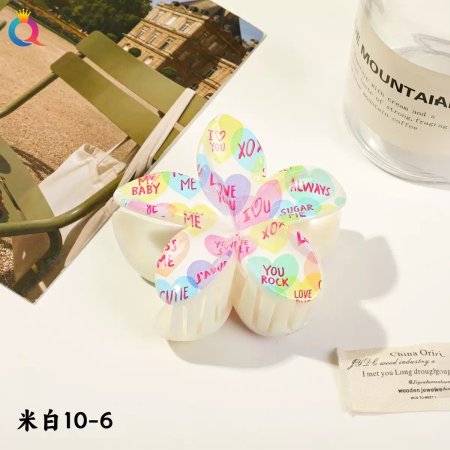 كماشة شعر شكل وردة السعر بالمفرق 2 شيكل السعر بالجملة للدزينة 12 قطعة