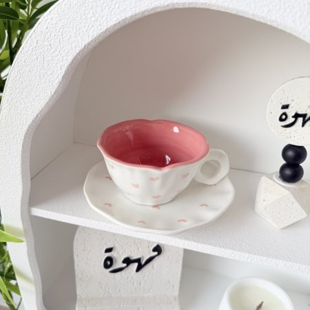 مج هاند ميد قلوب زهرية صغيرة