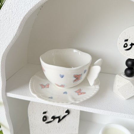 مج هاند ميد ايد فراشة بيضا