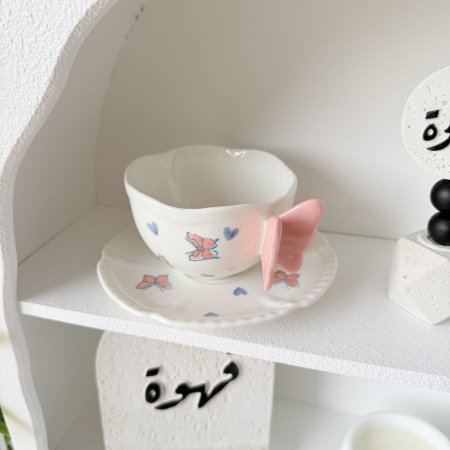 مج هاند ميد ايد فراشة زهرية