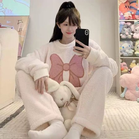 بجامة الفيونكة شتوية جودة عالية فل دفا