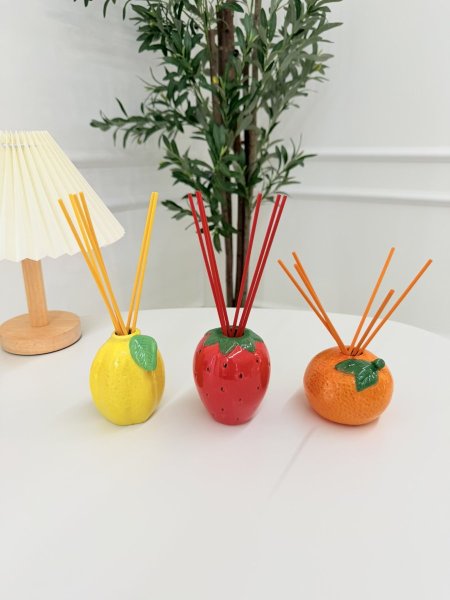 معطر جو عيدان شكل فواكه بورسلان حجم وسط