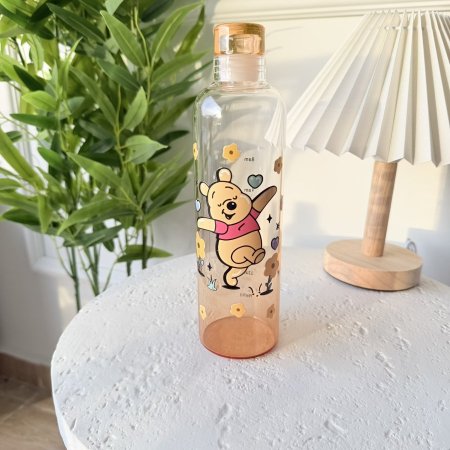 مطرة ماء زجاج دب العسل