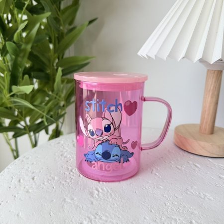 مج زجاج ملون  ستيتش وانجل