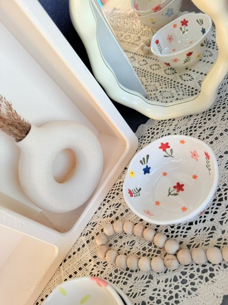 صحن هاند ميد مورد ابيض