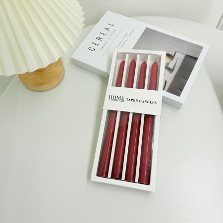 شمع ل الشمعدان لون احمر