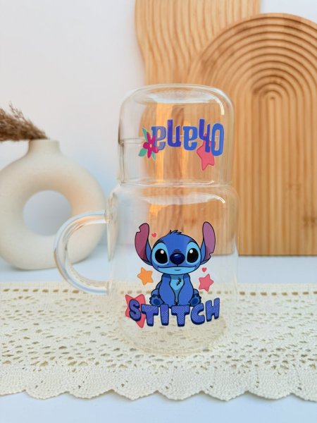 شاف ايد مع كاسة زجاج ستيتش