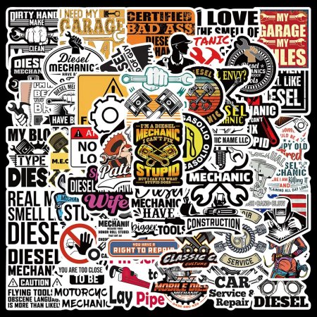 مجموعة ملصقات 