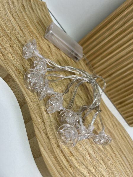 حبل ليد على البطاريات