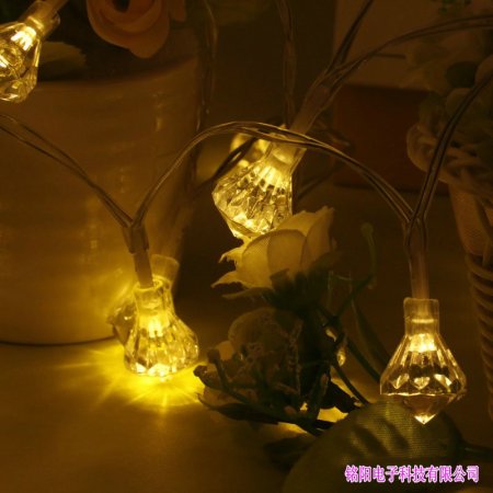 حبل ليد على البطاريات