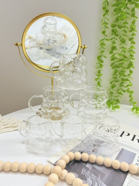 فناجين اسبرسو بابلز مع ايد طقم مكون من 6 فناجين