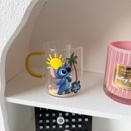 مج زجاج شفاف ستيتش