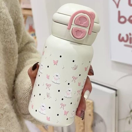 حافظ حرارة فيونكة وفراشة وقطة