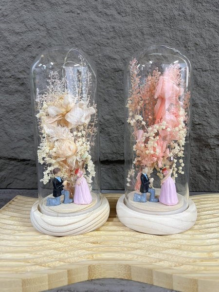 زجاجة ورد مضيئة 