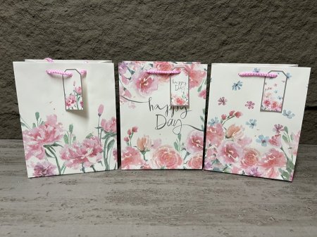 كيس هدايا ورد زهري