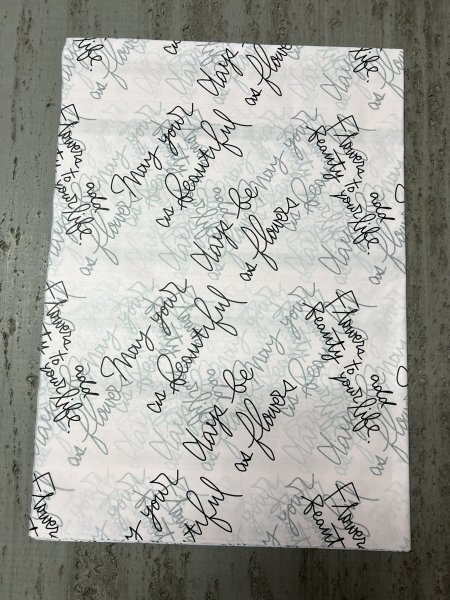 ورق تغليف 20 طبق خامة زبدة للورد