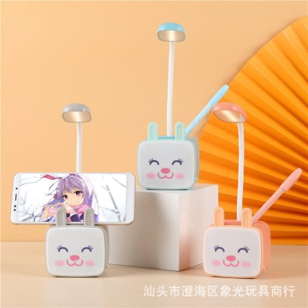 تيبل لامب شحن USB مع مستاند اقلام مضيئ من الاعلى والاسفل