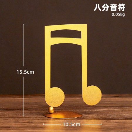 تحفة معدن لون ذهبي