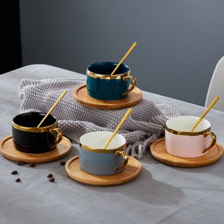 مج مذهب كوستر خشبي