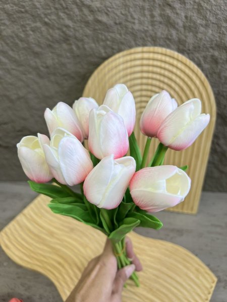 ورد توليب جودة عالية الضمة 10 وردات