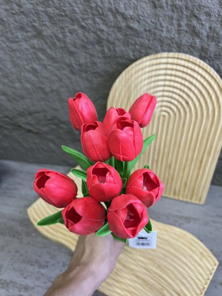 ورد توليب جودة عالية الضمة 10 وردات