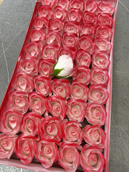 ورد صابون 50 وردة 