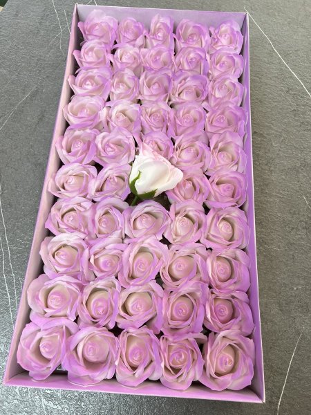 ورد صابون 50 وردة 