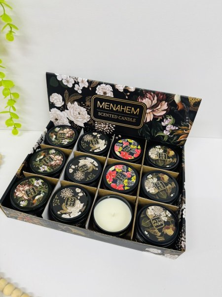 شمع معطر اقل كمية ستاند 12 قطعة