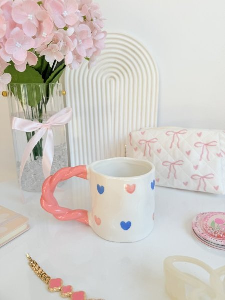 مج هاند ميد ايد مجدلة قلوب زهري وازرق