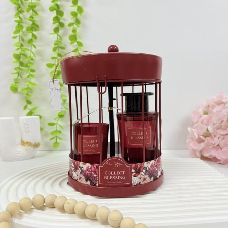 قفص معطر جو مع شمعة متوفر ب 4  راوئح