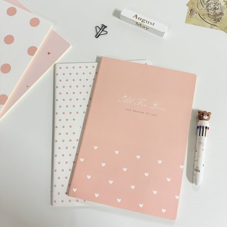 دفتر قلوب A4