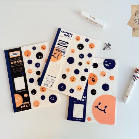 دفتر ورق كبير غلاف سمايل