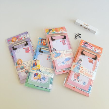 دوسية ورق نوت ملون