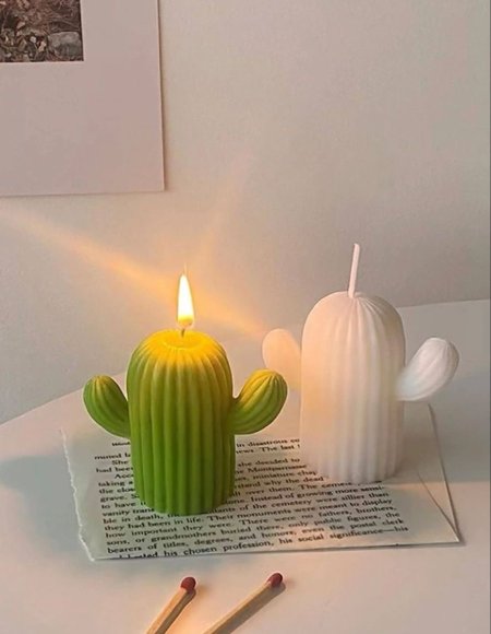 شمع شكل صبار