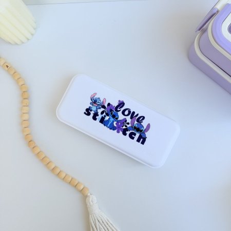 مقلمة بلاستيك ستيتش ابيض