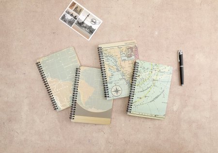 دفتر سلك حجم خرائط