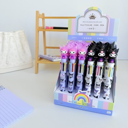 قلم حبر كرومي عدة الوان