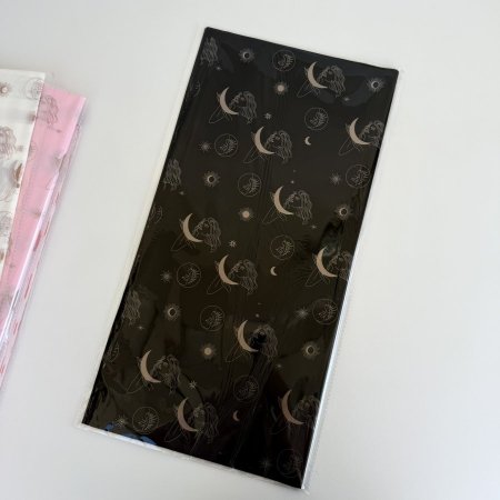 ورق تغليف 20 طبق بنت وقمر اسود