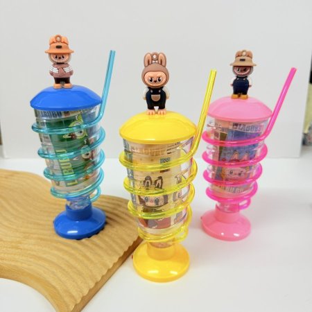 كاسة لابوبو مع شلمون بلاستك مضيئة