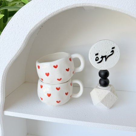 فنجان قهوة هاند ميد بسعر العرض جملة ومفرق