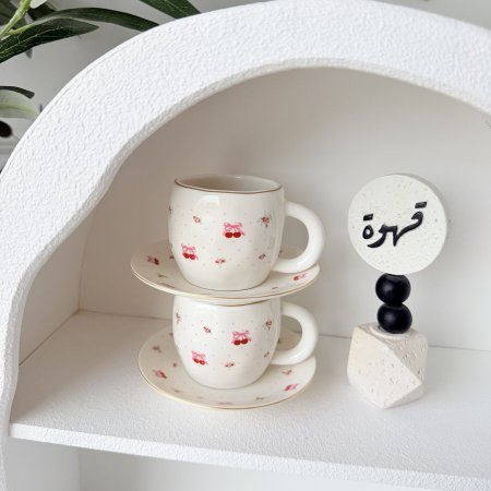 فنجان هاند ميد كرز وفيونكات بسعر العرض جملة ومفرق