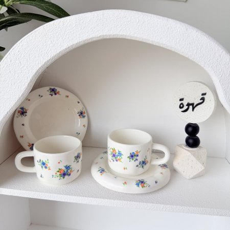 فنجان هاند ميد ورد بنفسجي بسعر العرض جملة ومفرق