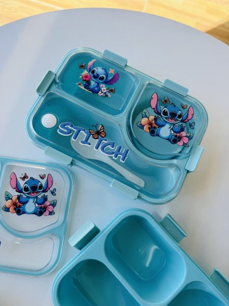 لنش بوكس ستيتش مع علبة للصوص