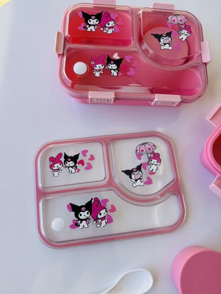 لنش بوكس كرومي وميلودي مع علبة للصوص