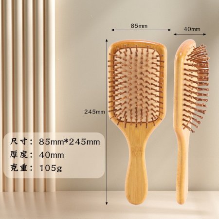 مشاطة شعر خشب للطباعة والحفر